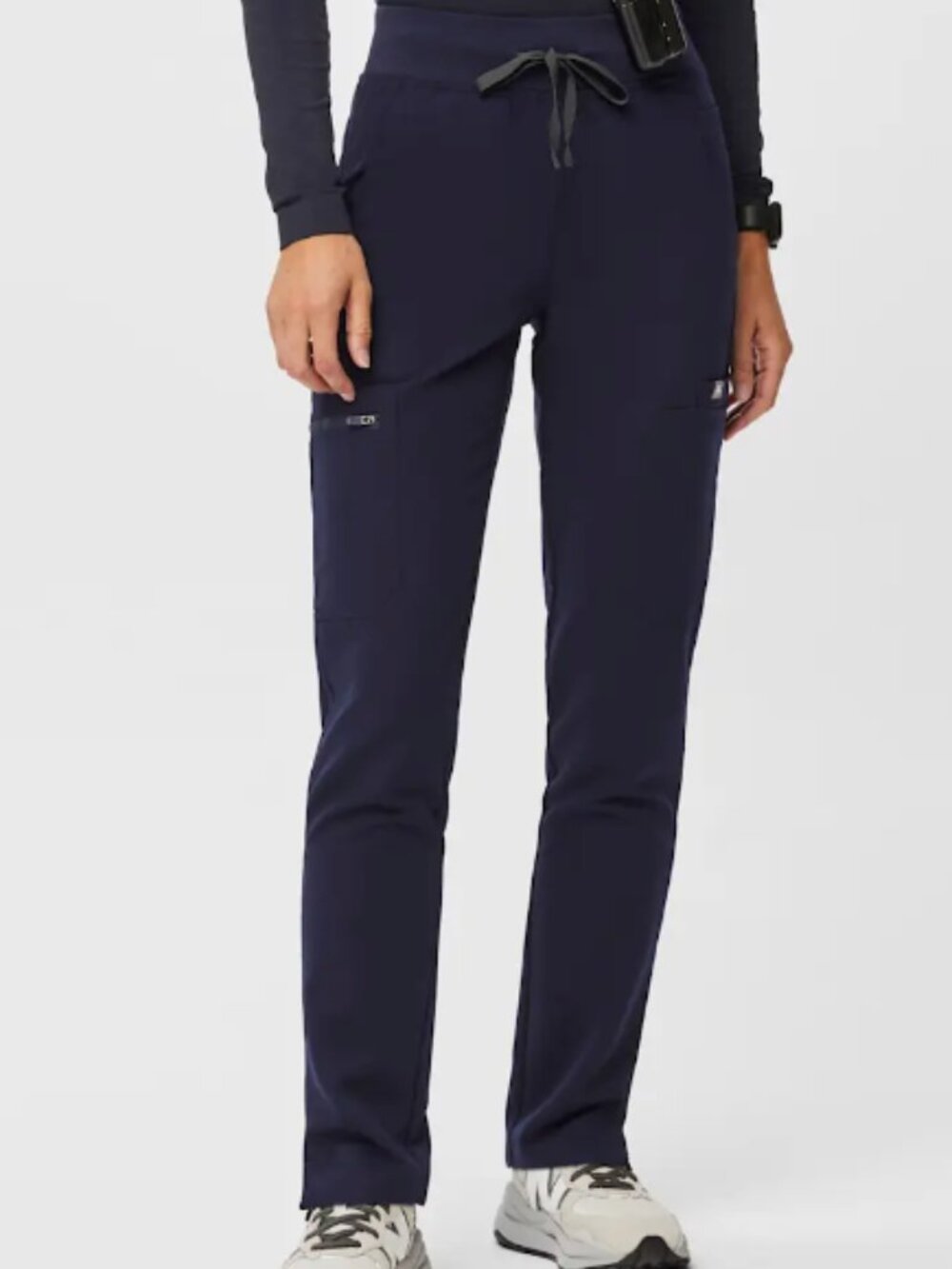 Figs Yola Skinny 2.0 Navy Scrub Bottoms